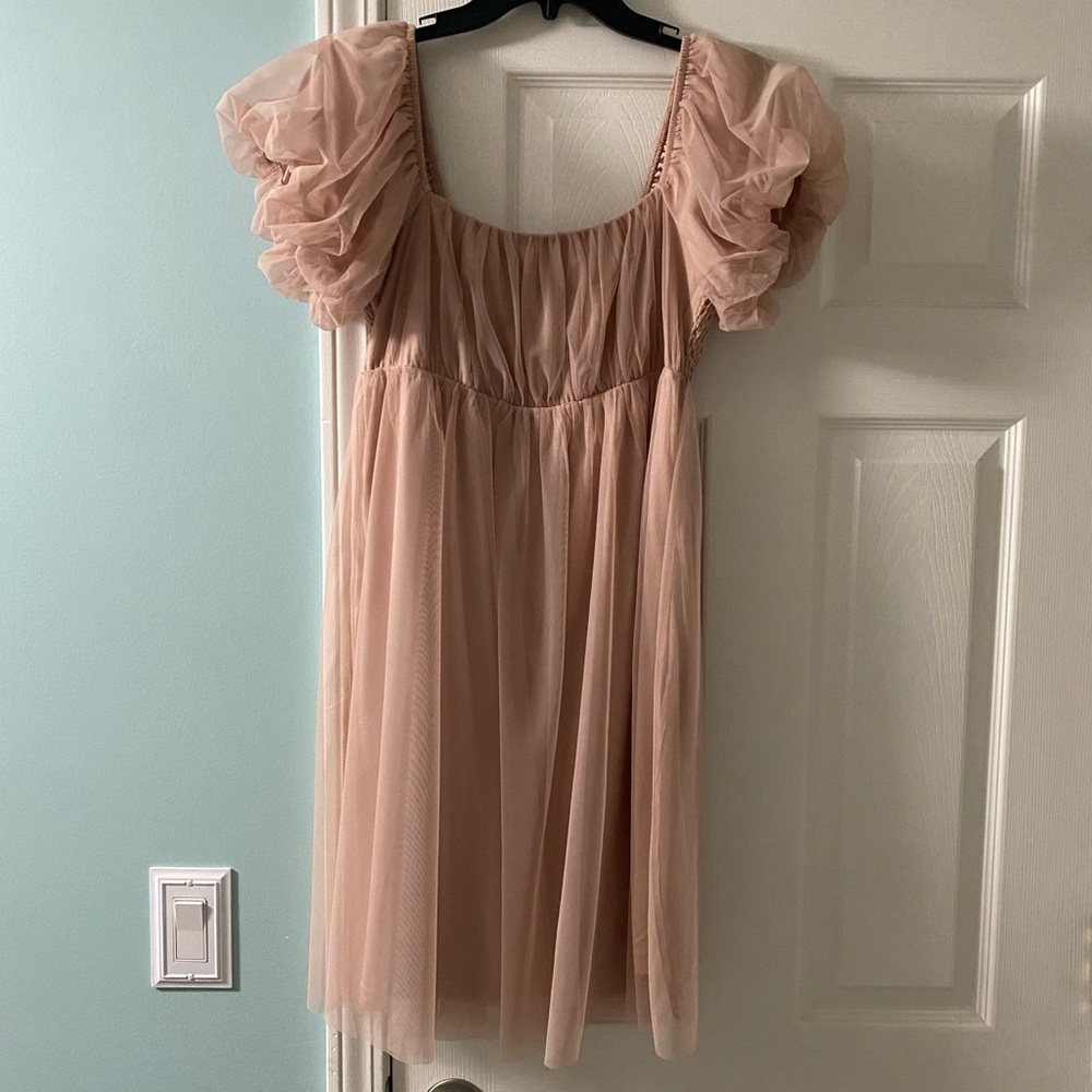 NWT Women’s pink blush tulle dress